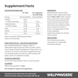 Strawberry Keto Protein Powder (Small Case)