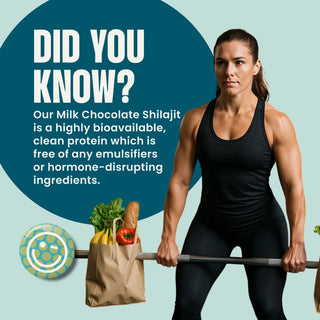 Milk Chocolate Protein Powder with Shilajit and Monocreatine (Small Case)